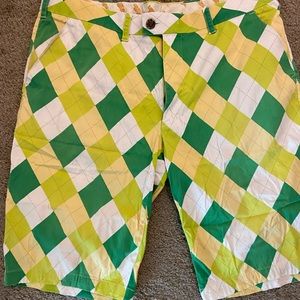 Loudmouth golf shorts size 38